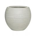 Pot Ridged Horizontal Abby M Cement 35x30 cm ronde bloempot