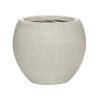 Pot Ridged Horizontal Abby S Cement 23x20 cm ronde bloempot