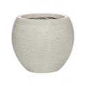 Pot Ridged Horizontal Abby S Cement 23x20 cm ronde bloempot