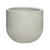 Pot Ridged Horizontal Cody L Cement 42x37 cm ronde bloempot