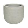 Pot Ridged Horizontal Cody S Cement 28x25 cm ronde bloempot