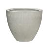 Pot Ridged Vertical Jesslyn S Cement 51x43 cm ronde bloempot