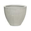 Pot Ridged Vertical Jesslyn XS Cement 42x35 cm ronde bloempot