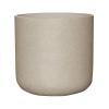 Pot Rough Charlie XXL Grey Washed Fiberclay 44x43 cm grijze ronde bloempot