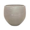 Pot Rough Orb XXL Grey Washed Fiberclay 48x43 cm grijze ronde bloempot