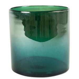 Vivien Vase Shiny Green S 25x25 cm groene glazen vaas