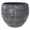 Ter Steege Detroit earth pot 24x24x19 cm Grey bloempot binnen